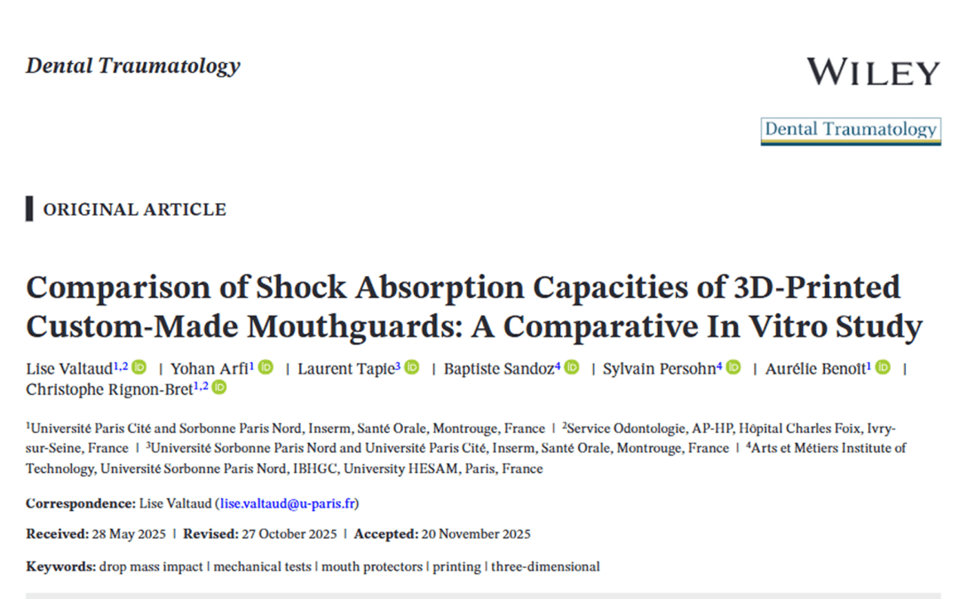 New publication – Valtaud et al., Dental Traumatology