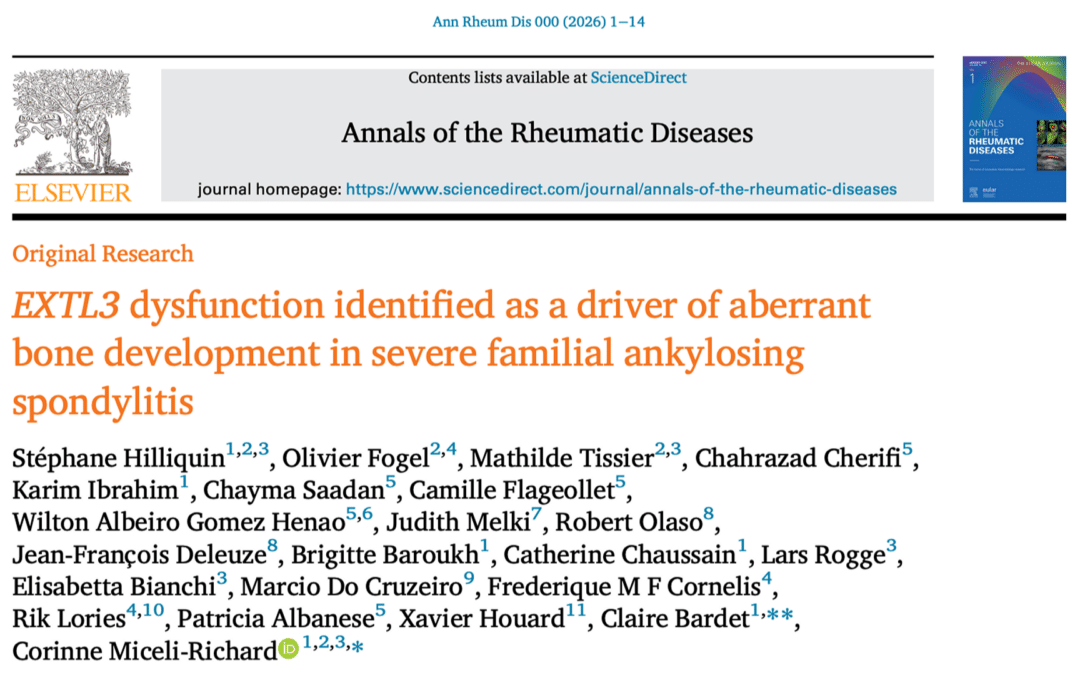 New publication – Hilliquin et al., Ann Rheum Dis